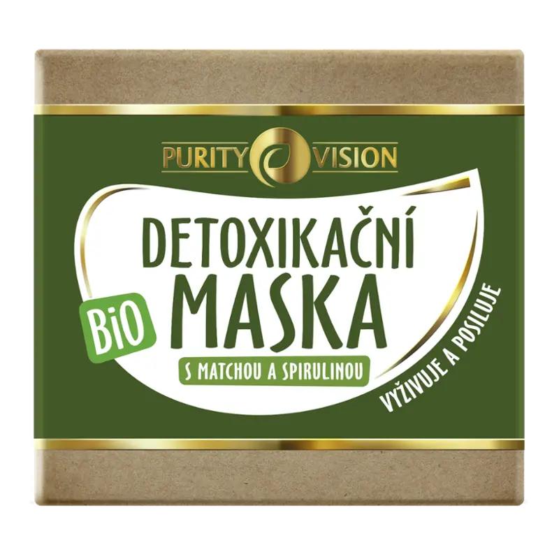 Purity Vision BIO Detoxikační maska s matchou a spirulinou, 40 ml