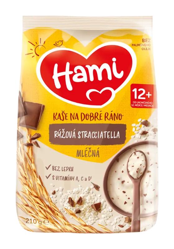 Hami Mléčná rýžová kaše na dobré ráno stracciatella, 210 g