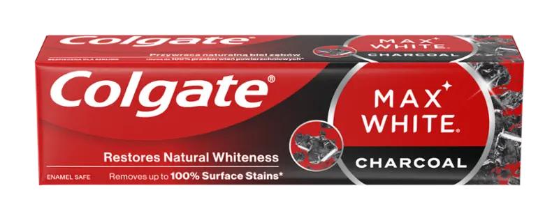 Colgate Zubní pasta Max White Charcoal, 75 ml