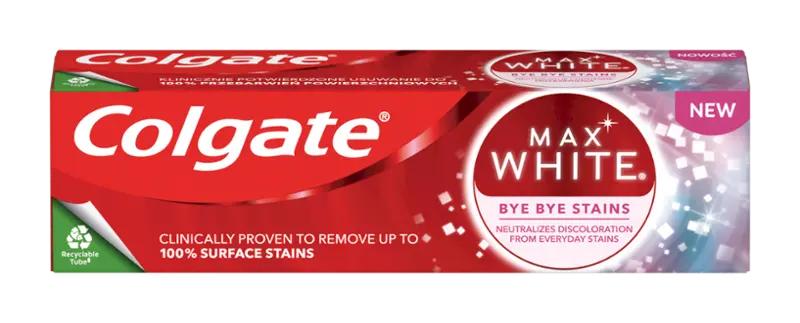 Colgate Zubní pasta Max White Bye Bye Stains, 75 ml