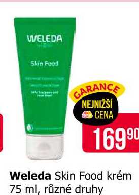 Weleda Skin Food krém 75 ml, různé druhy 