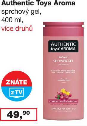 Authentic Toya Aroma sprchový gel, 400 ml, více druhů 