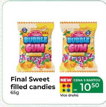Final Sweet filled candies 65g