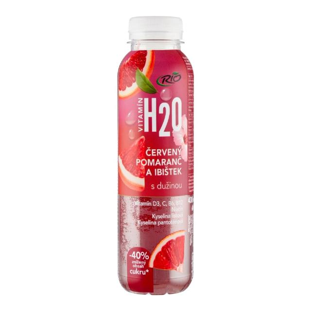 Rio H2O Nasycená voda pomeranč & ibišek