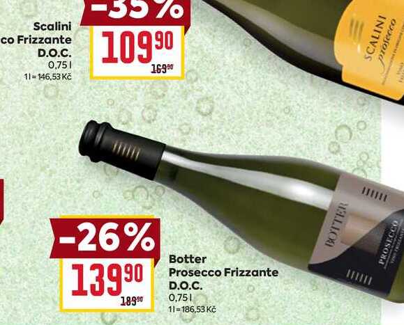 Botter Prosecco Frizzante D.O.C. 0,75l