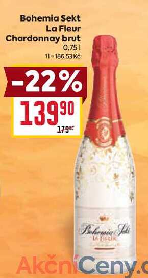 Bohemia Sekt La Fleur Chardonnay brut 0,75l