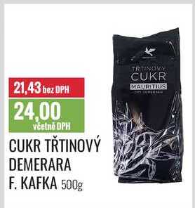 CUKR TŘTINOVÝ DEMERARA F. KAFKA 500g 