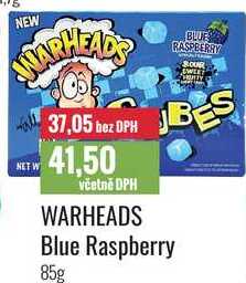 WARHEADS Blue Raspberry 85g 