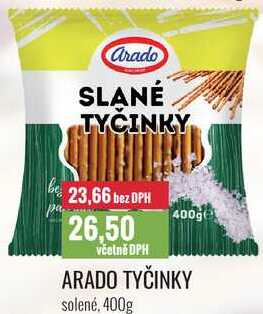 ARADO TYČINKY solené, 400g 