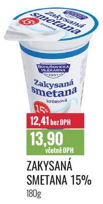 ZAKYSANÁ SMETANA 15% 180g 