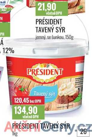 PRÉSIDENT TAVENÝ SÝR 1kg 