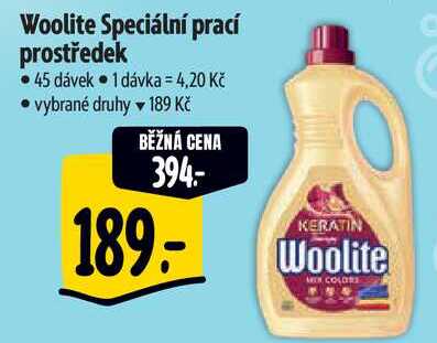 Woolite Speciální prací prostředek, 45 dávek