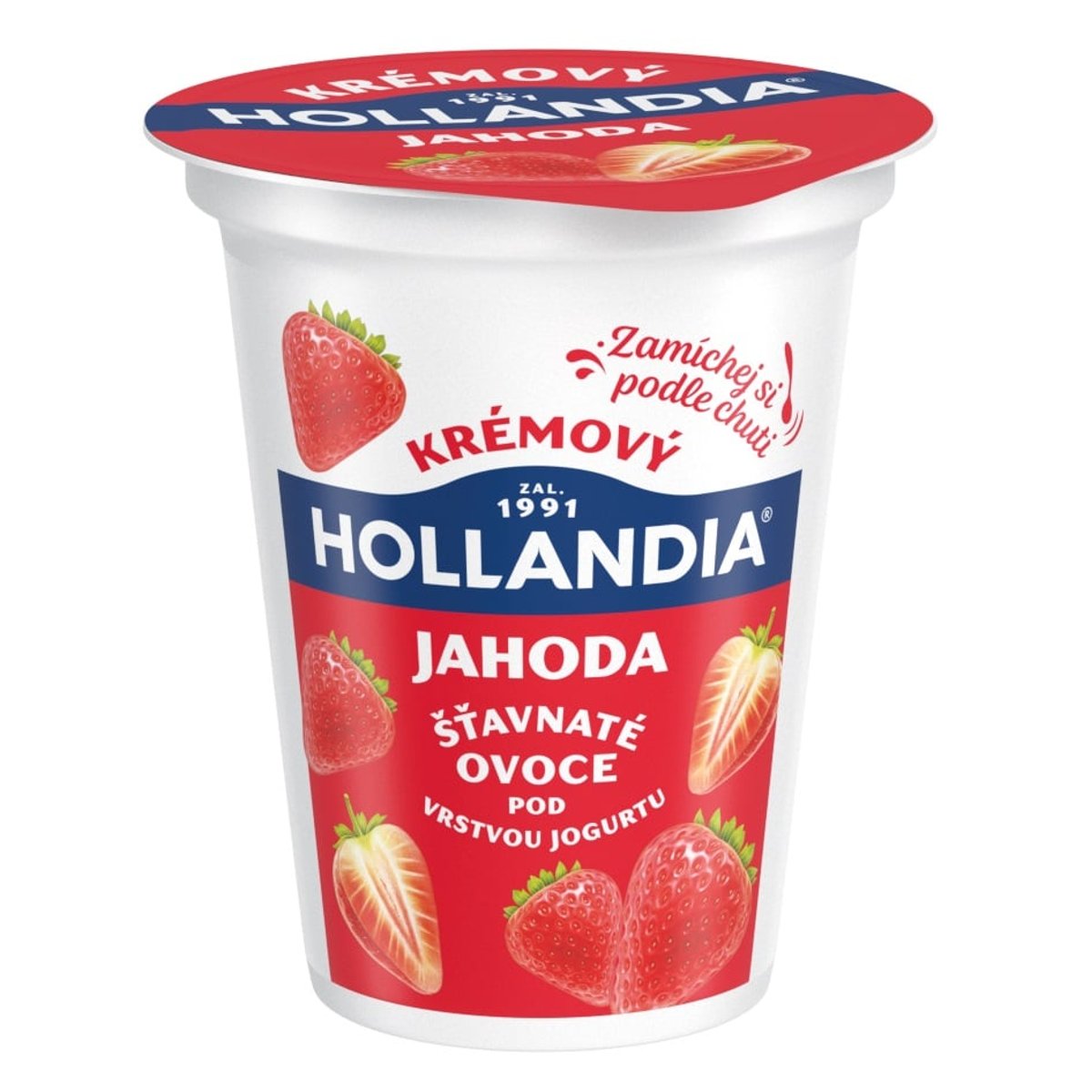 Hollandia Krémový jogurt jahoda