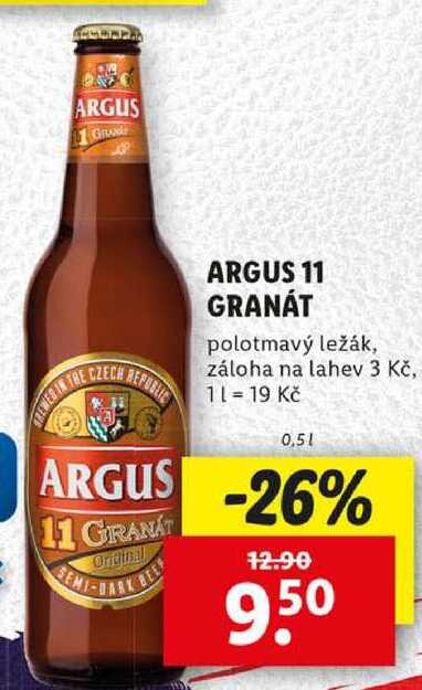 ARGUS 11 GRANÁT, 0,5 l