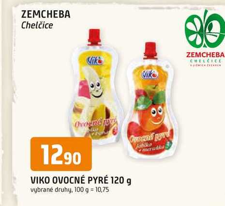 ZVIKO OVOCNÉ PYRÉ 120 g