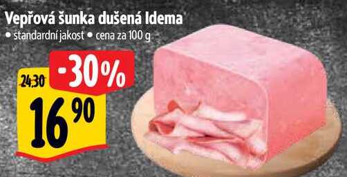 Vepřová šunka dušená Idema, cena za 100 g