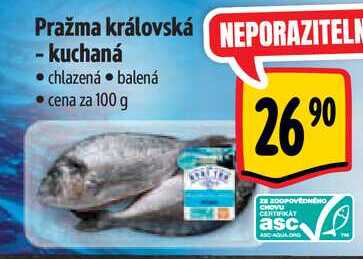 Pražma královská - kuchaná, cena za 100 g