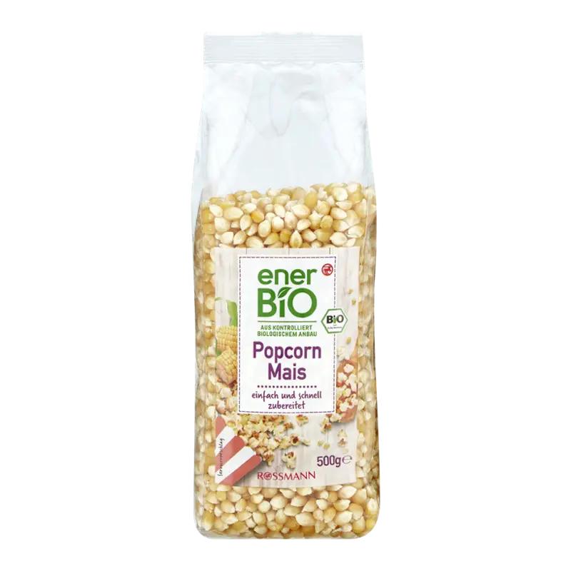 enerBiO BIO kukuřice na přípravu popcornu, 500 g