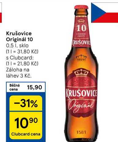 Krušovice Originál 10, 0,5 l