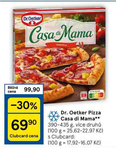 Dr. Oetker Pizza Casa di Mama, 390-435 g