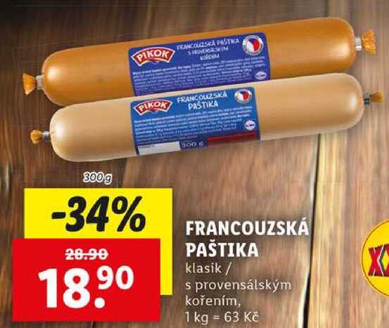 FRANCOUZSKÁ PAŠTIKA, 300 g