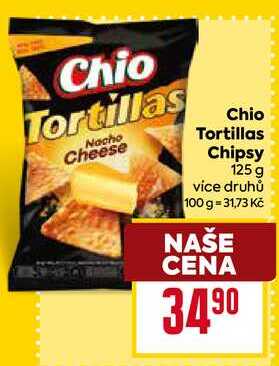 Chio Tortillas Chipsy 125 g 