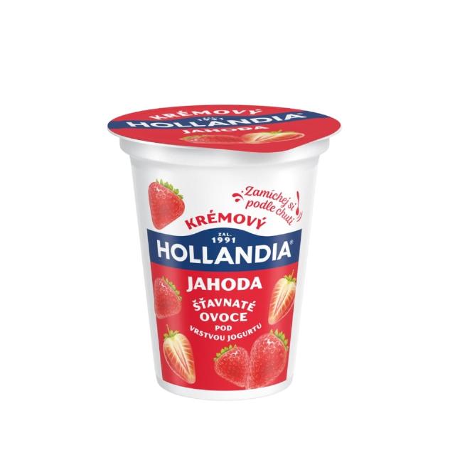 Hollandia Jogurt krémový jahoda