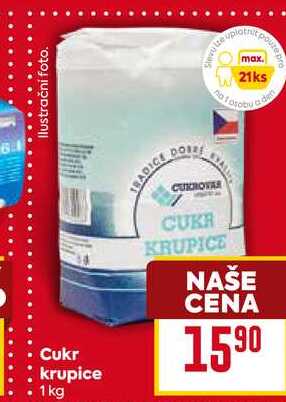 Cukr krupice 1 kg