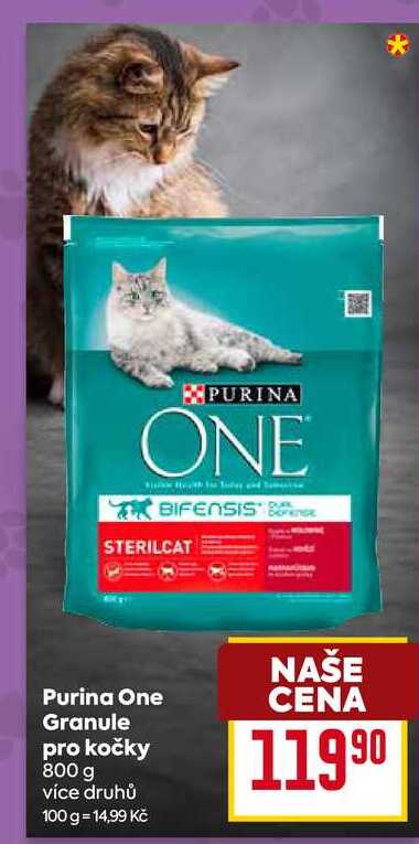 Purina One Granule pro kočky 800 g