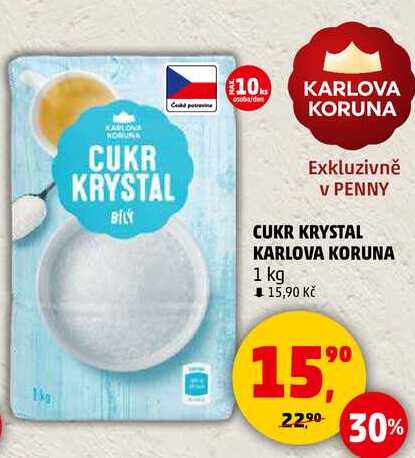 CUKR KRYSTAL KARLOVA KORUNA, 1 kg