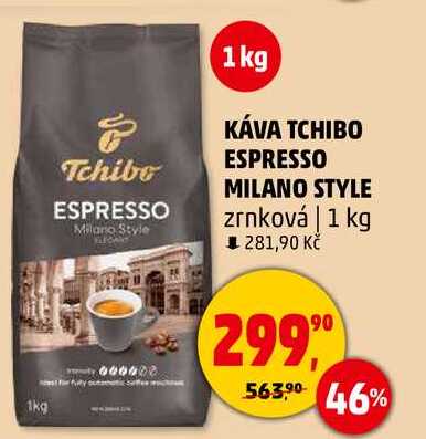 KÁVA TCHIBO ESPRESSO MILANO STYLE zrnková, 1 kg