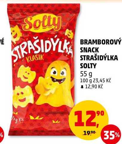 BRAMBOROVÝ SNACK STRAŠIDÝLKA SOLTY, 55 g