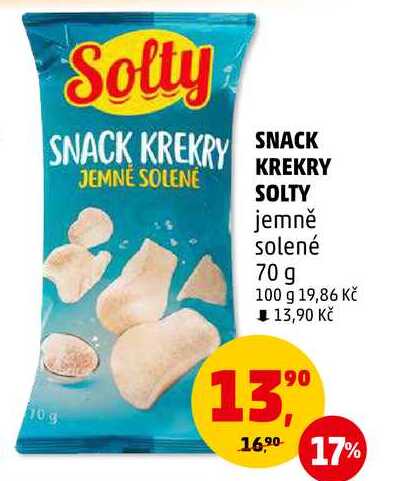 SNACK KREKRY SOLTY, 70 g 