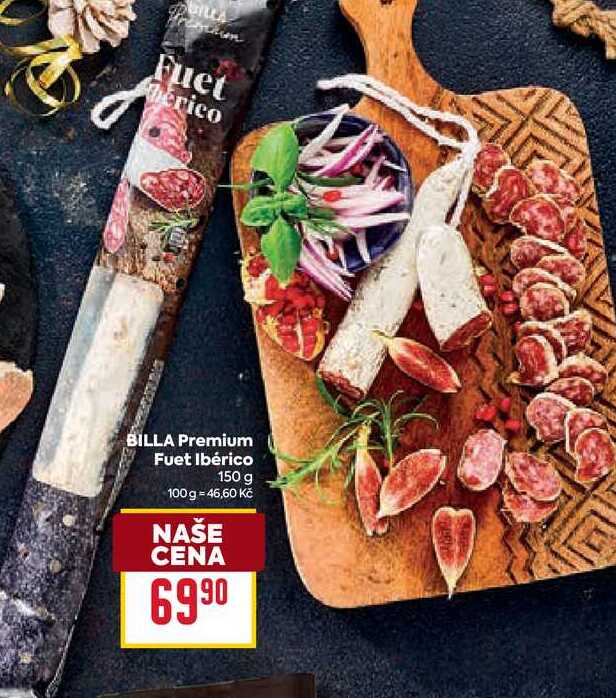 BILLA Premium Fuet Ibérico 150 g  