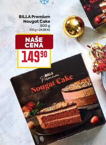 BILLA Premium Nougat Cake 600 g 