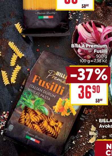 BILLA Premium Fusilli 500 g