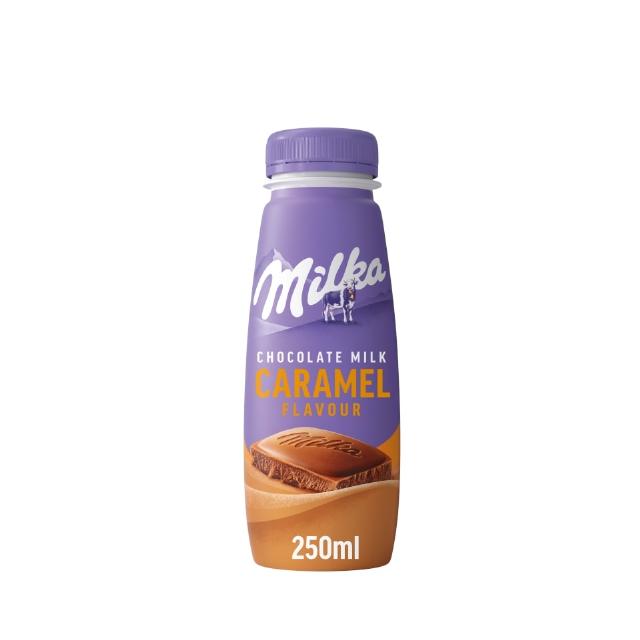 Milka čokoládový mléčný nápoj s příchutí karamel