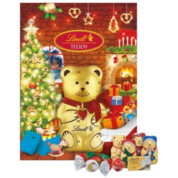 Lindt Teddy Calendar Xmas Tree