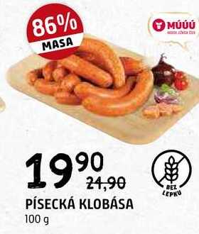 Písecká klobása 100g