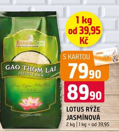 Lotus rýže jasmínová 2 kg