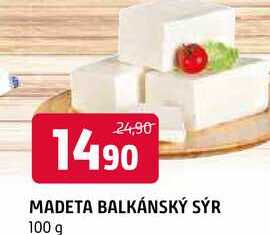 Madeta Balkánský sýr 100g, vybrané druhy