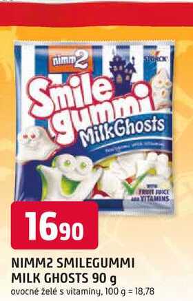 NIMM2 SMILEGUMMI MILK GHOSTS 90 g 