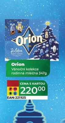 Orion Vánoční kolekce rodinná mléčná