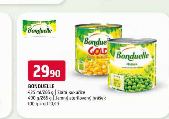 BONDUELLE Zlatá kukuřice 400 g/265 g