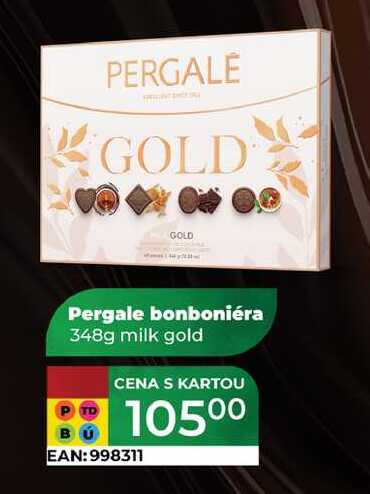 Pergale bonboniéra 348g milk gold