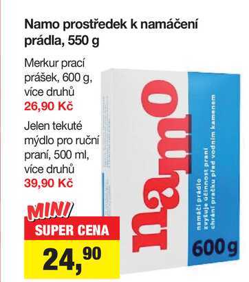 Namo prostředek k namáčení prádla, 550 g 