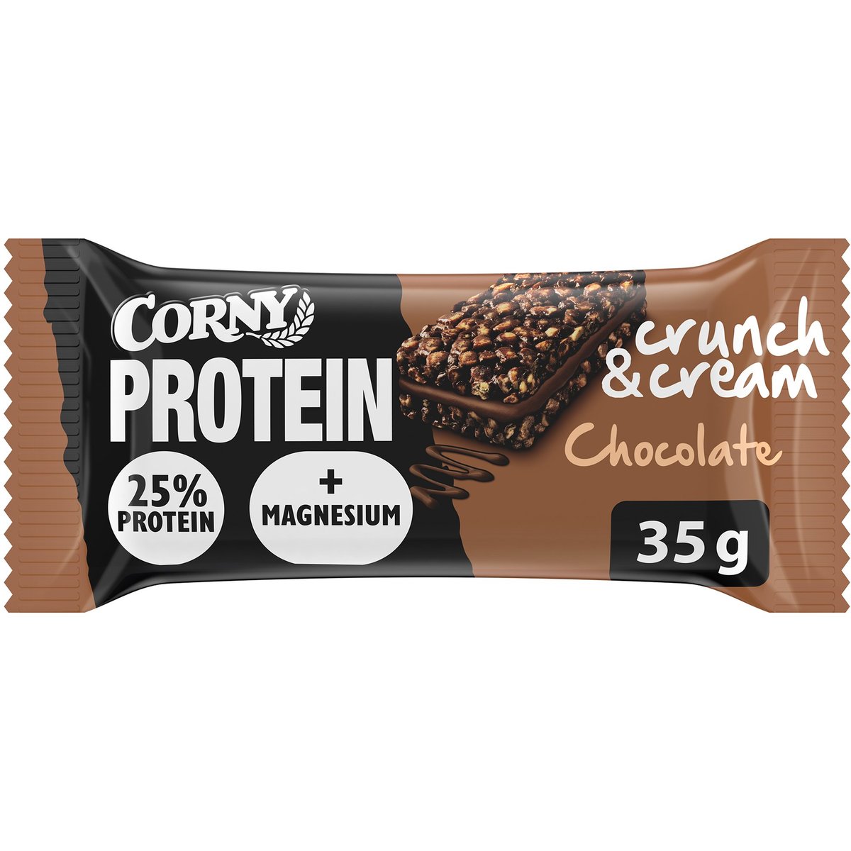 Corny Protein Crunch & Cream čokoláda