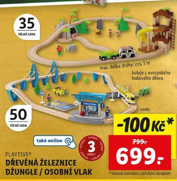 DŘEVĚNÁ ŽELEZNICE DŽUNGLE/OSOBNÍ VLAK