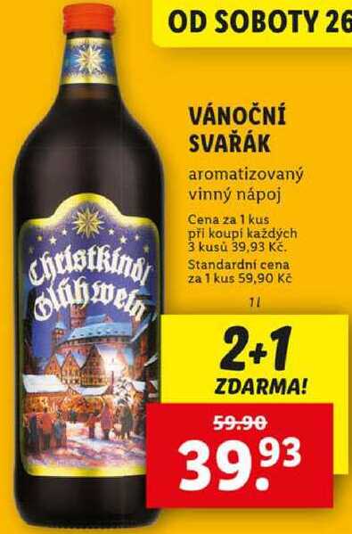 VÁNOČNÍ SVAŘÁK, 1 l