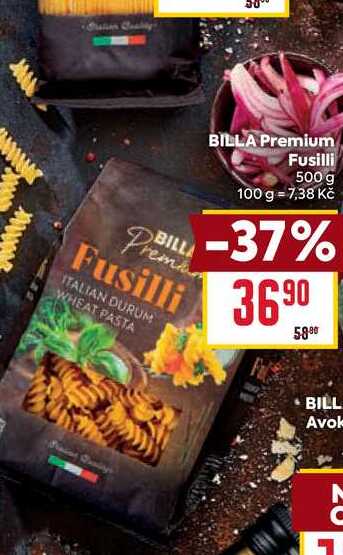 BILLA Premium Fusilli 500 g  